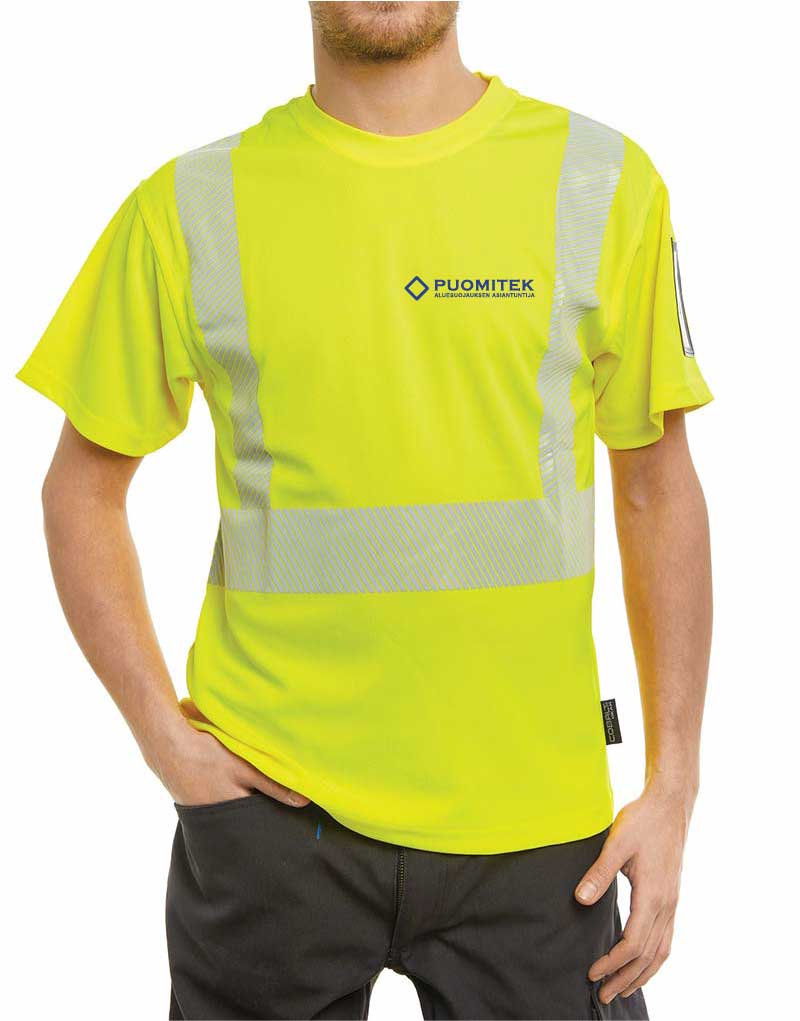 ID-taskullinen huomiopaita lyhythihainen